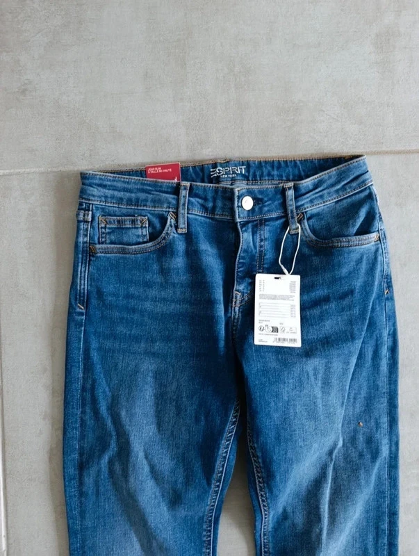 Jean Esprit New York Slim Fit Mid Rise W28/L32 Blauw Denim Stretch Nieuw met label – photo 3
